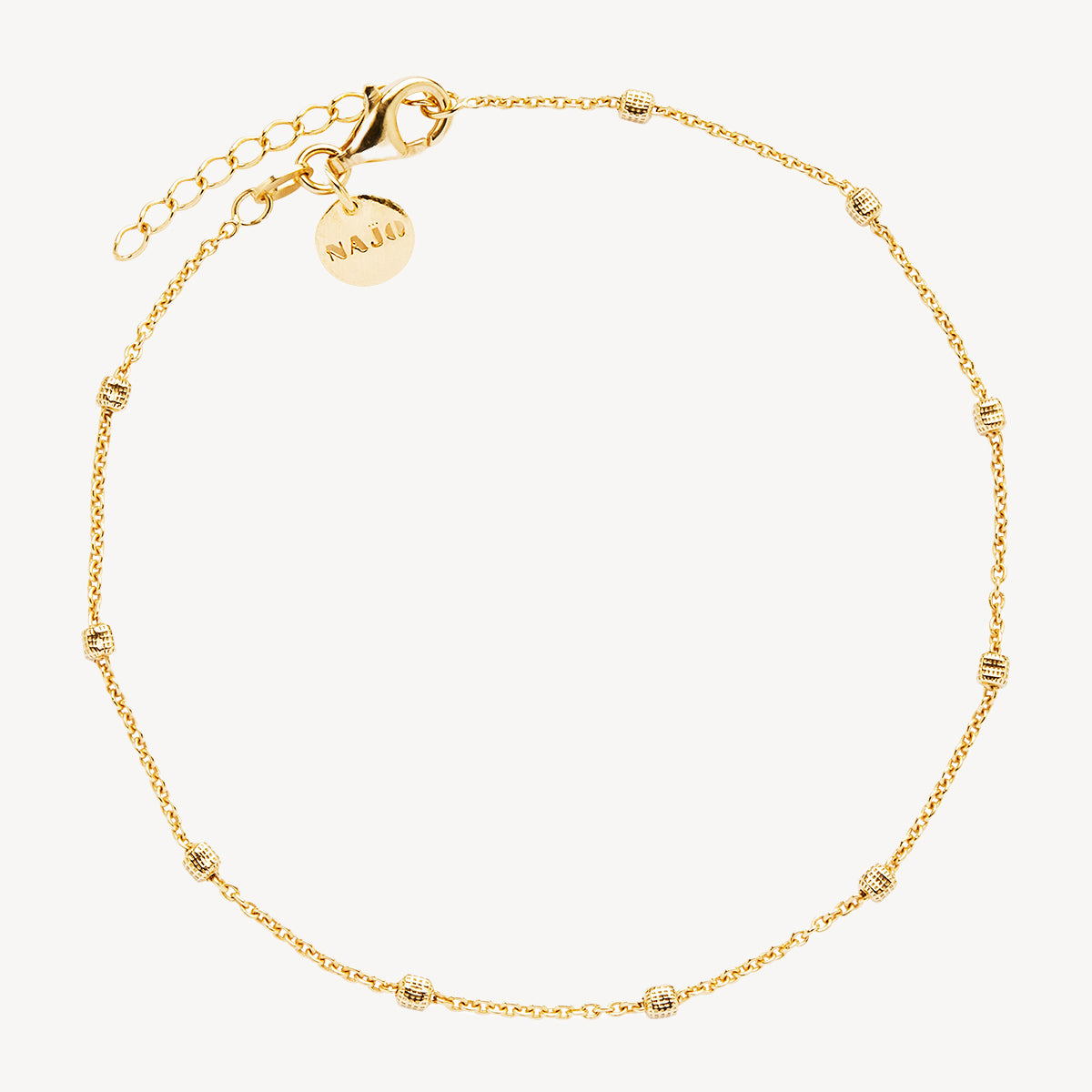 Yellow Gold Birdsong Chain Anklet