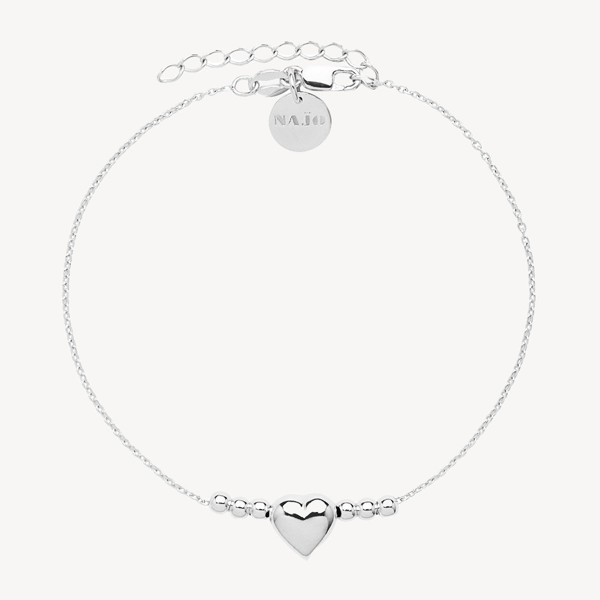 Sterling Silver Amore Charm Bracelet