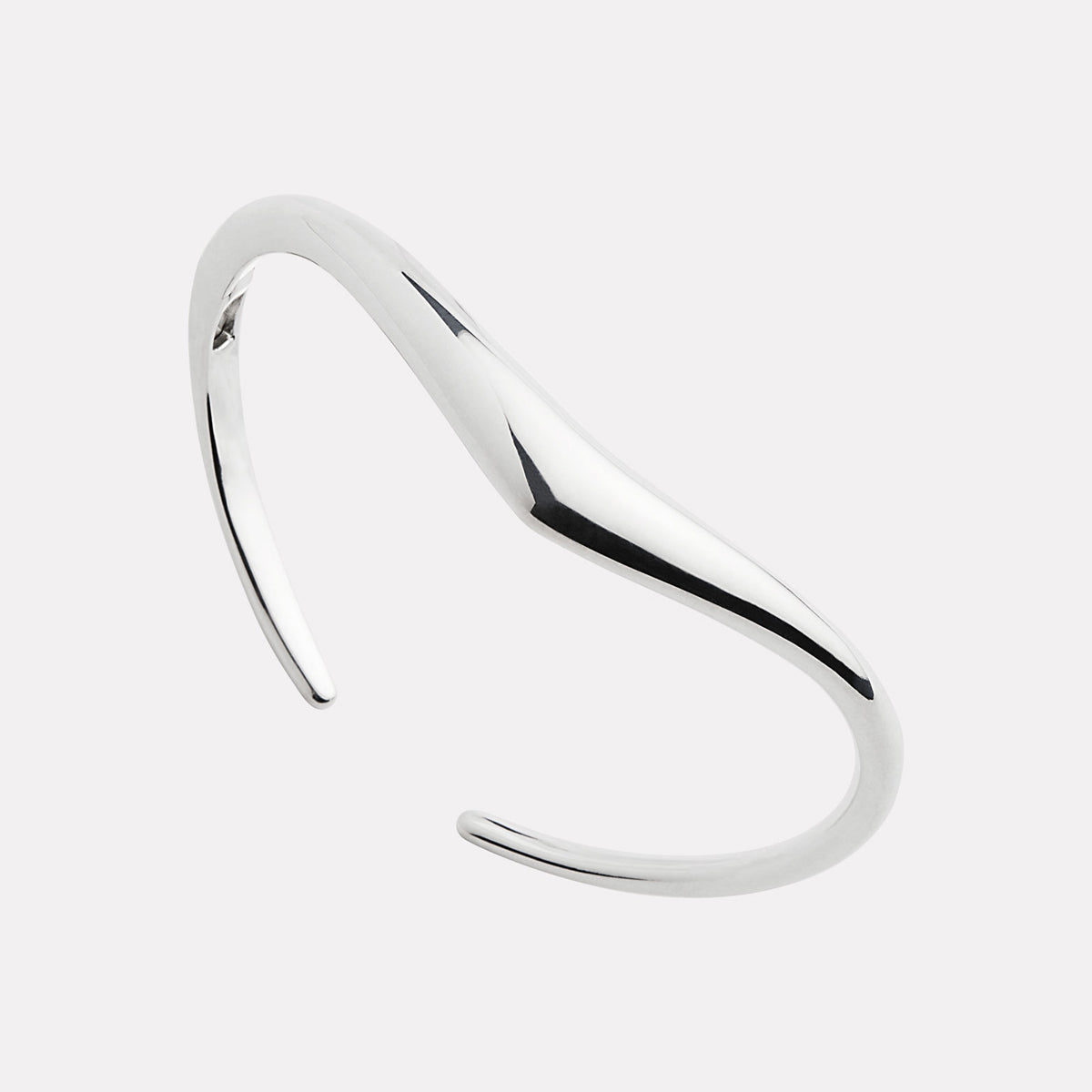 Sterling Silver La Muse Hinged Cuff