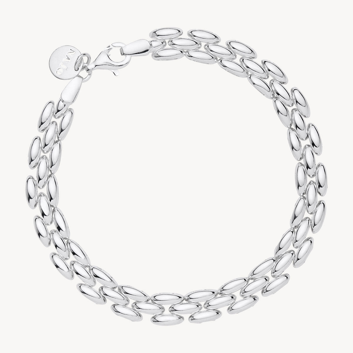 Sterling Silver Bisous Chain Bracelet
