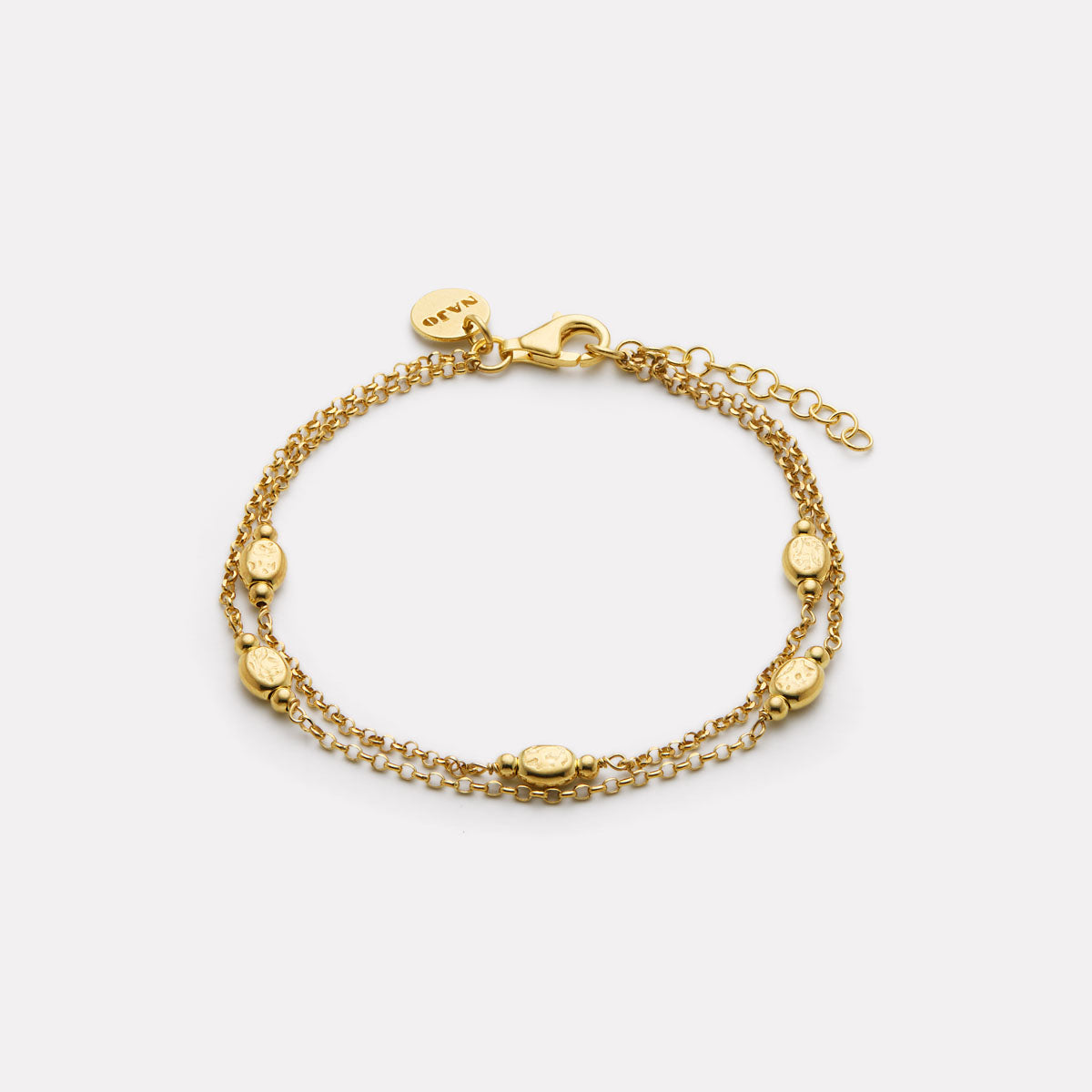 Yellow Gold Volare Layered Bracelet