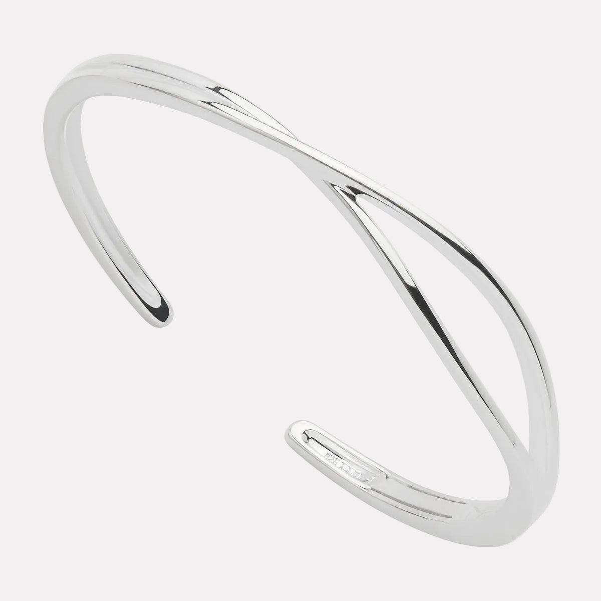 Sterling Silver Amara Hinged Cuff