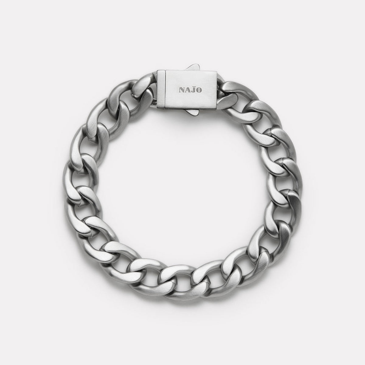 Stainless Steel Forge Men's Steel Chain Bracelet