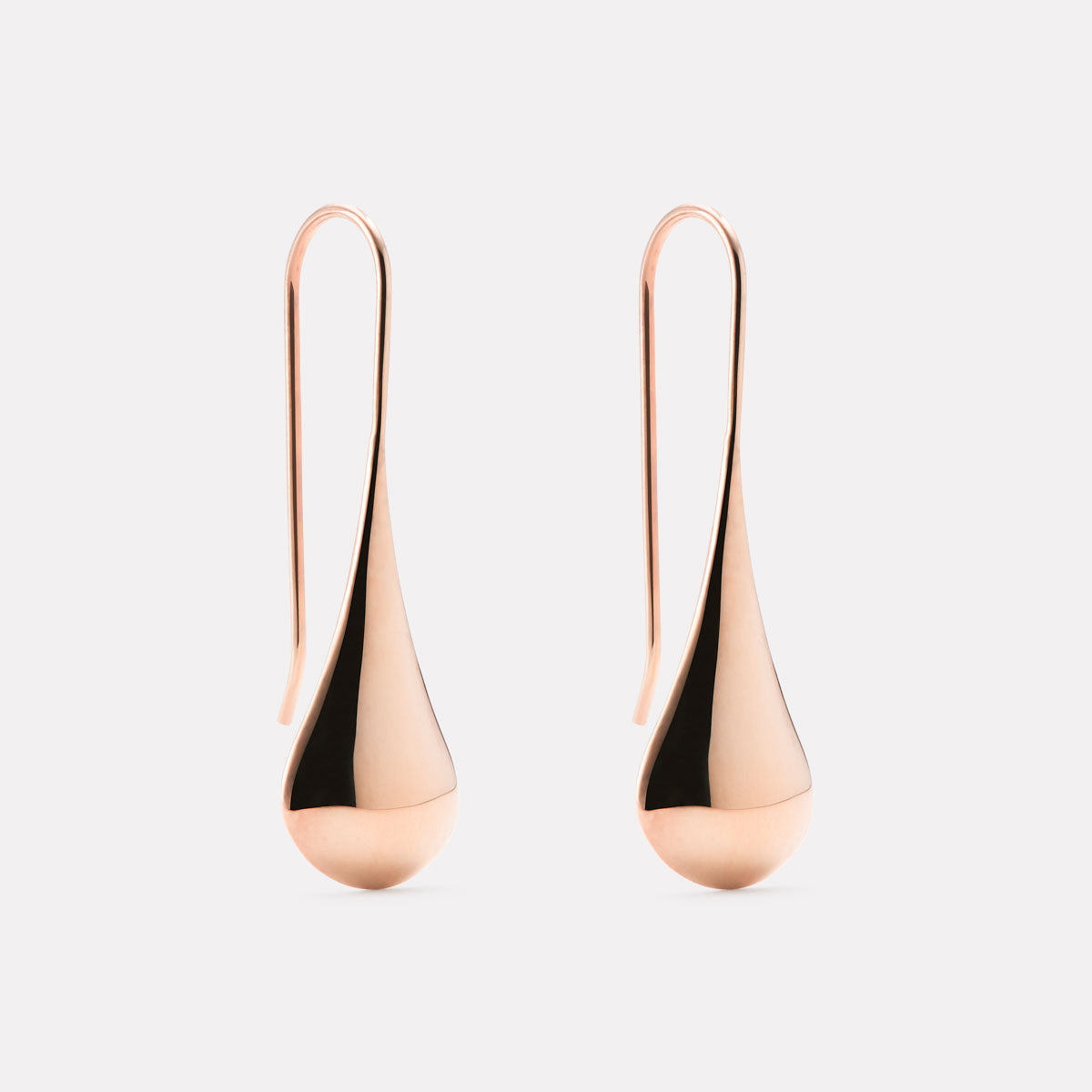 Rose Gold Weeping Woman Earrings