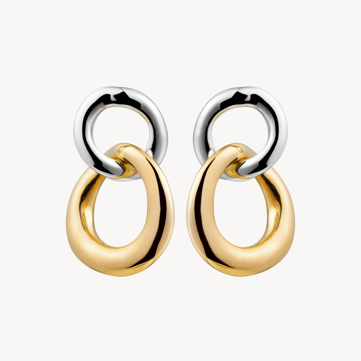 Sil Yell Gold Tranquila Stud Earring