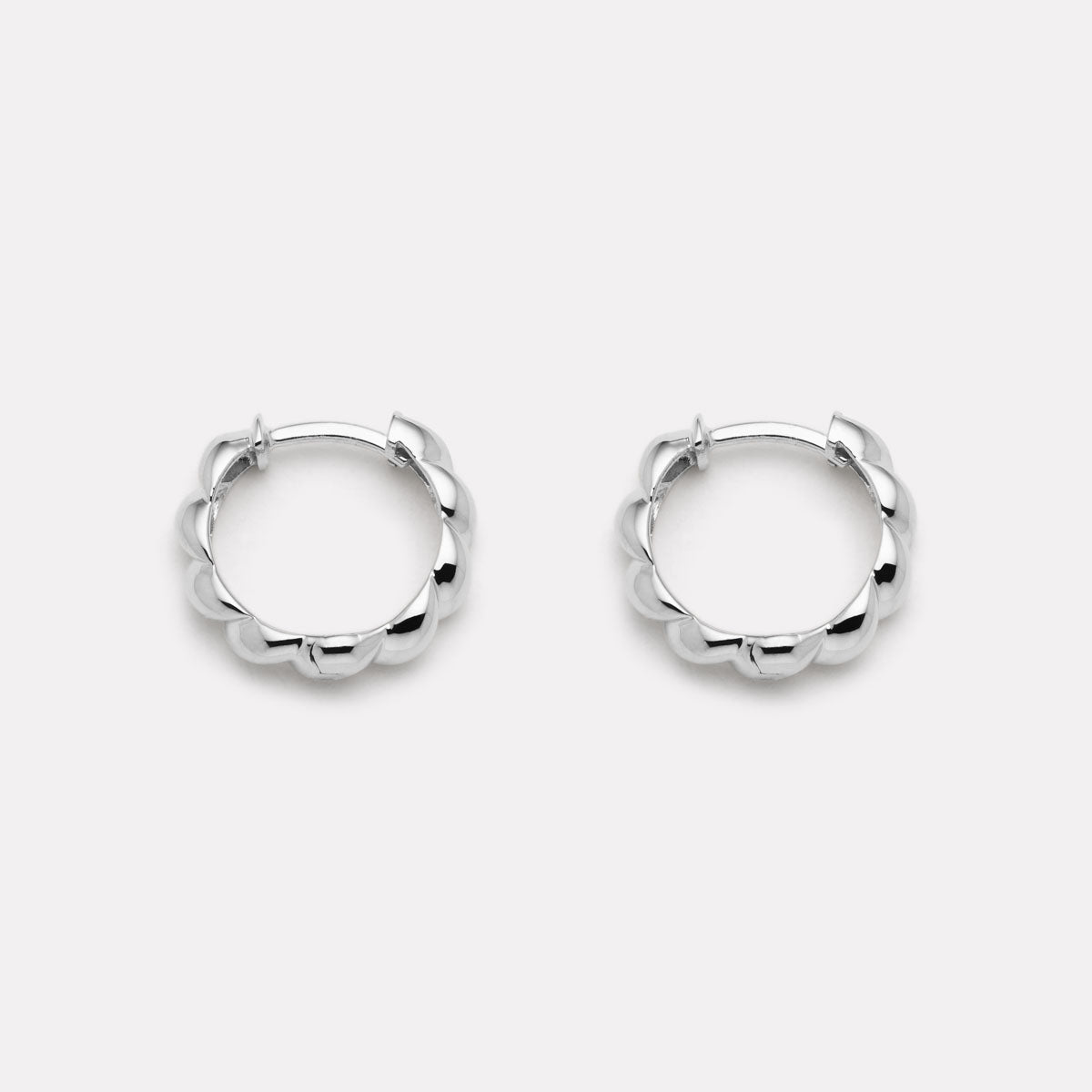 Zippy Twist Huggie Earrings