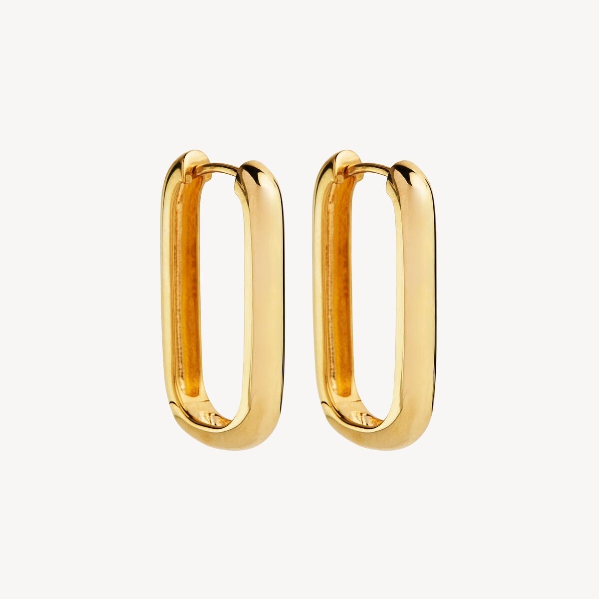 Yellow Gold Elemental Hoop Earring