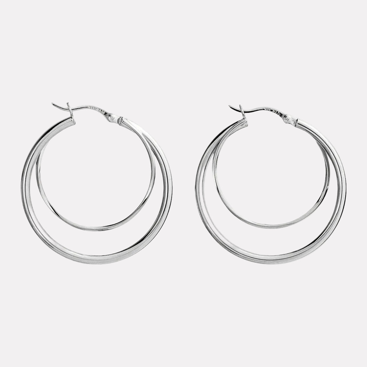 Whirlpool Hoop Earrings