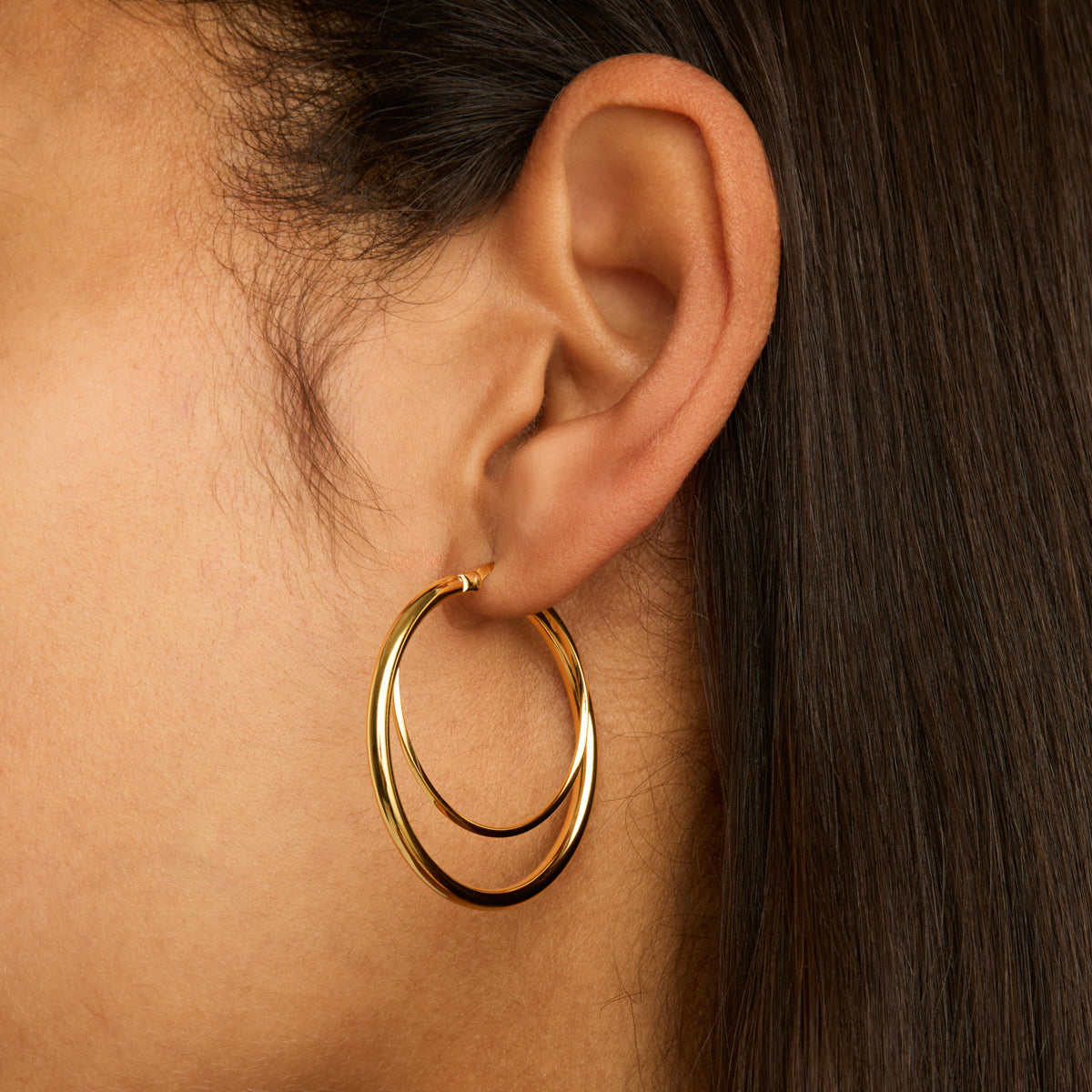 Whirlpool Hoop Earrings