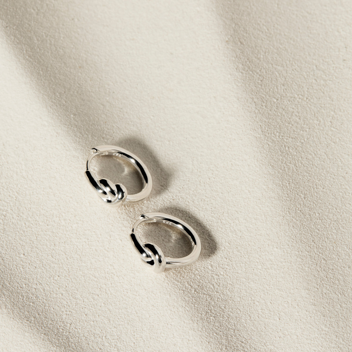 Nature’s Knot Huggie Earrings