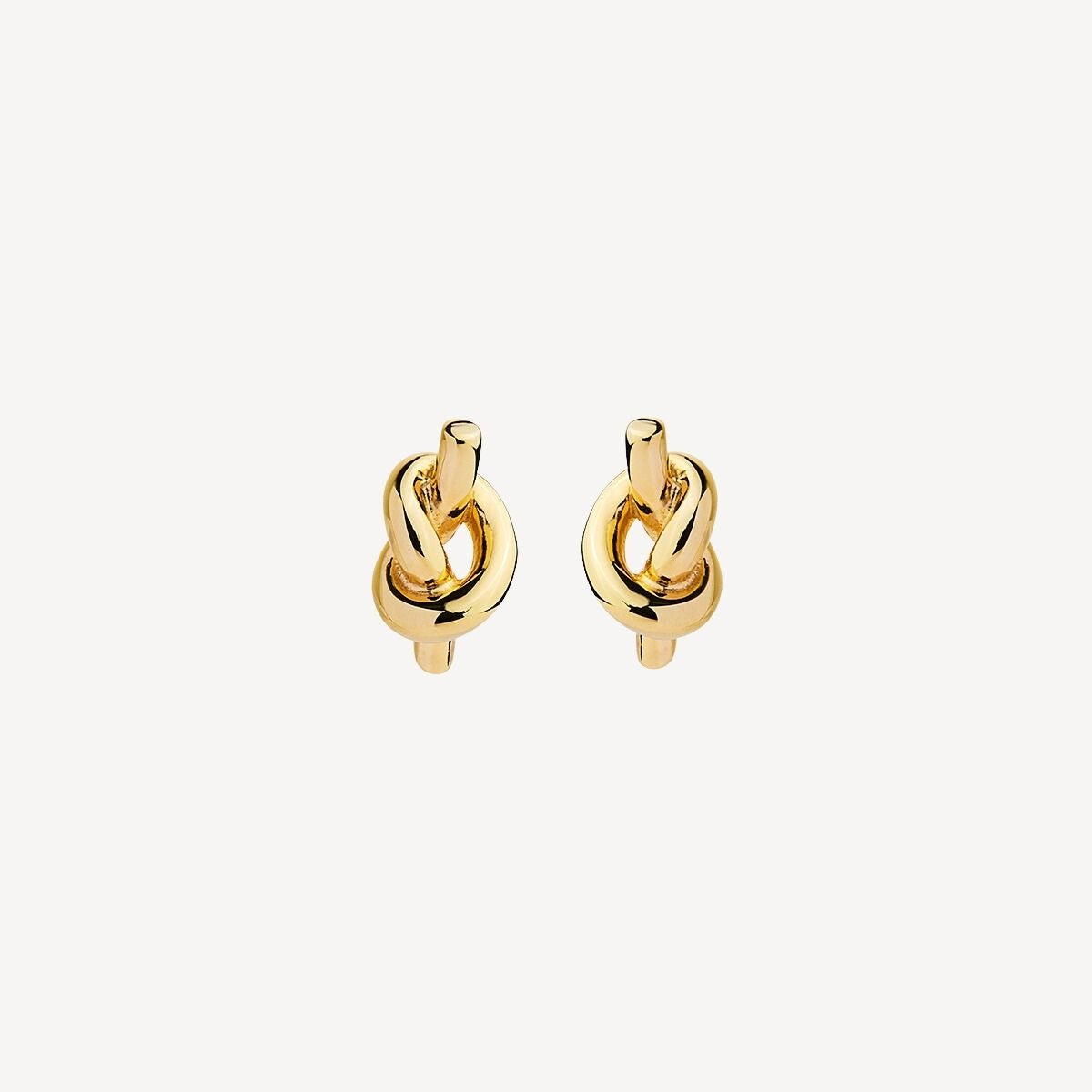 Yellow Gold Nature’s Knot Stud Earrings