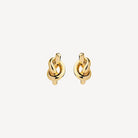 Yellow Gold Nature’s Knot Stud Earrings