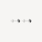 Husk Onyx Stud Earring