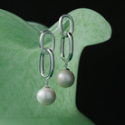 Sea Nymph Pearl Drop Earrings