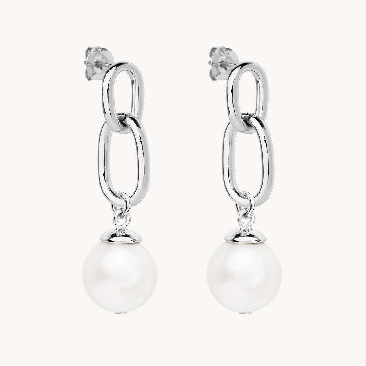 Sterling Silver Sea Nymph Pearl Drop Earrings