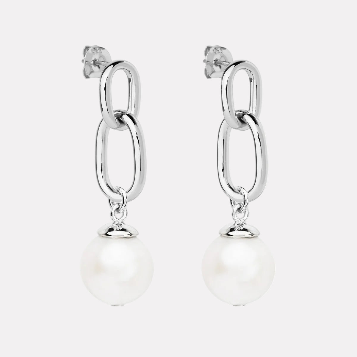 Sterling Silver Sea Nymph Pearl Drop Earrings