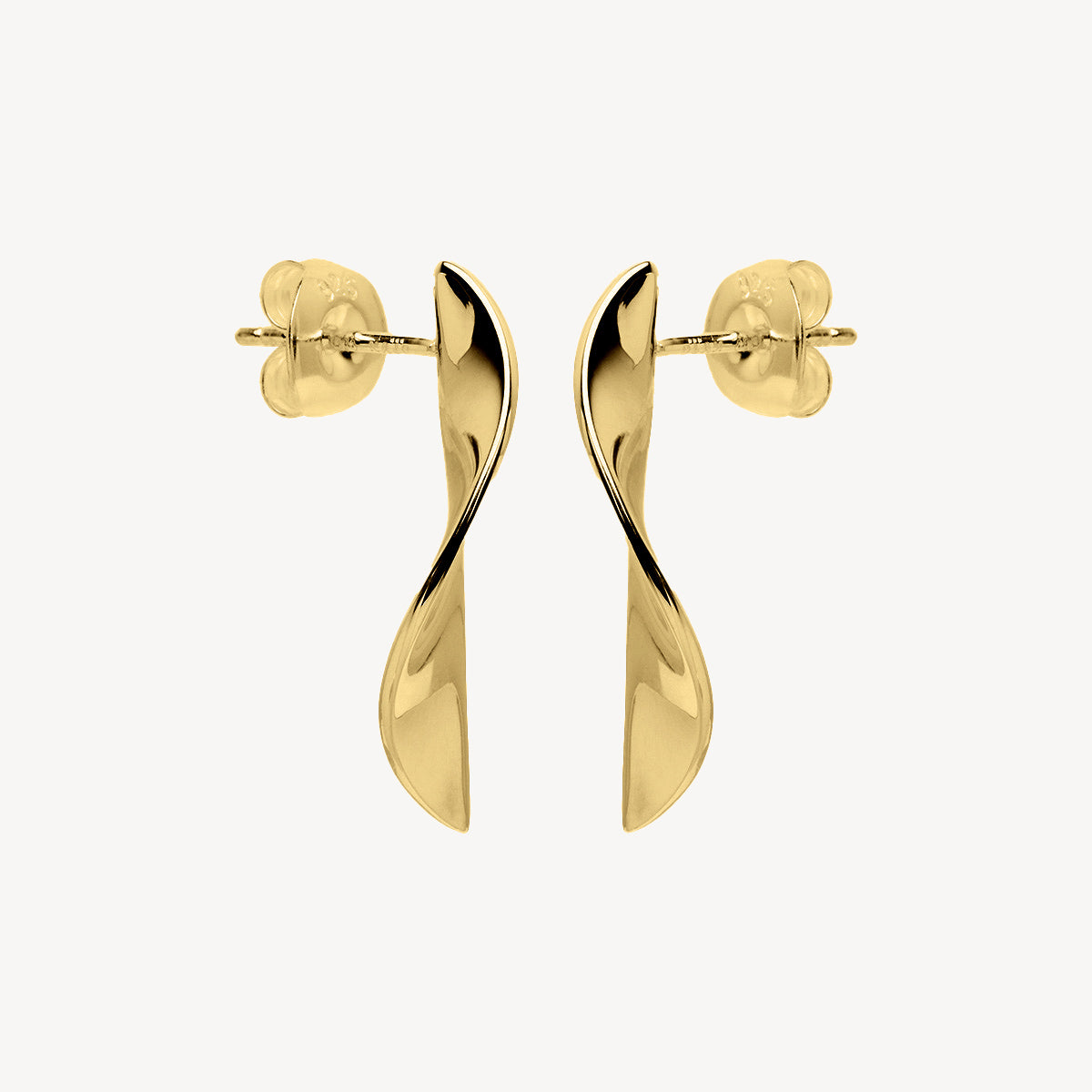 Yellow Gold Ocean Trail Earrings