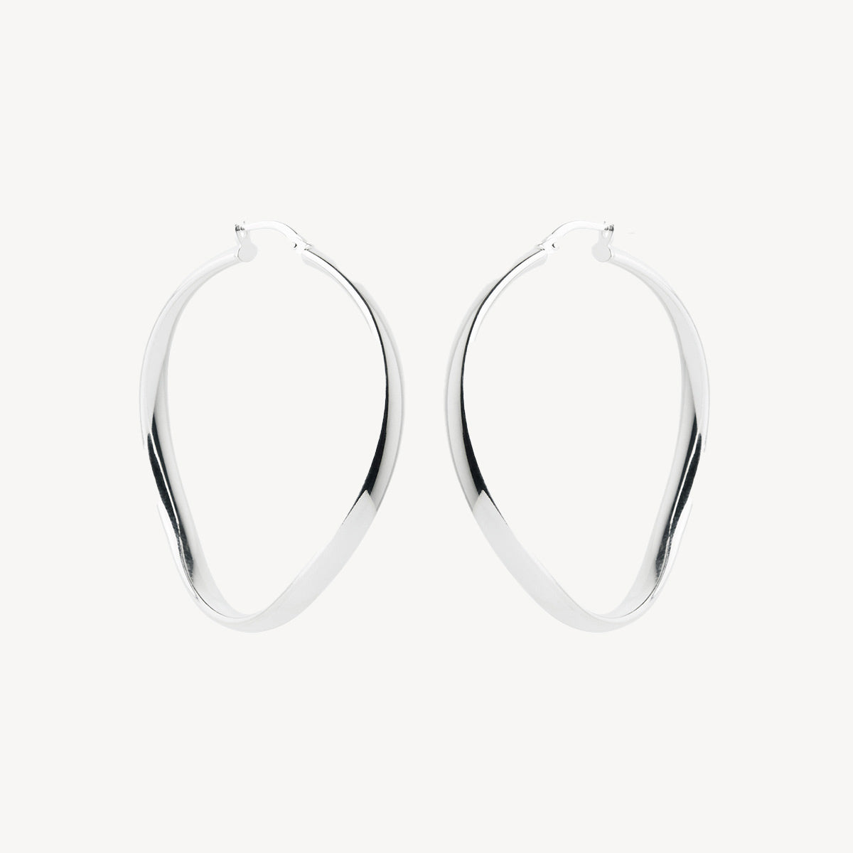 Sterling Silver Odyssey Hoop Earrings