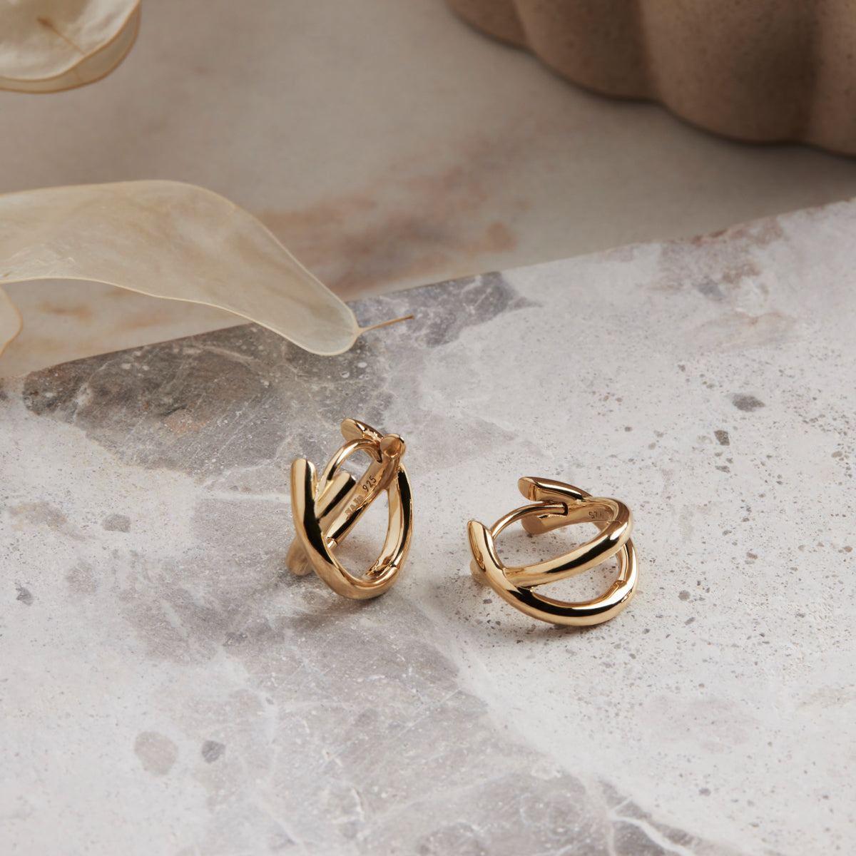 Moonkiss Huggie Earrings