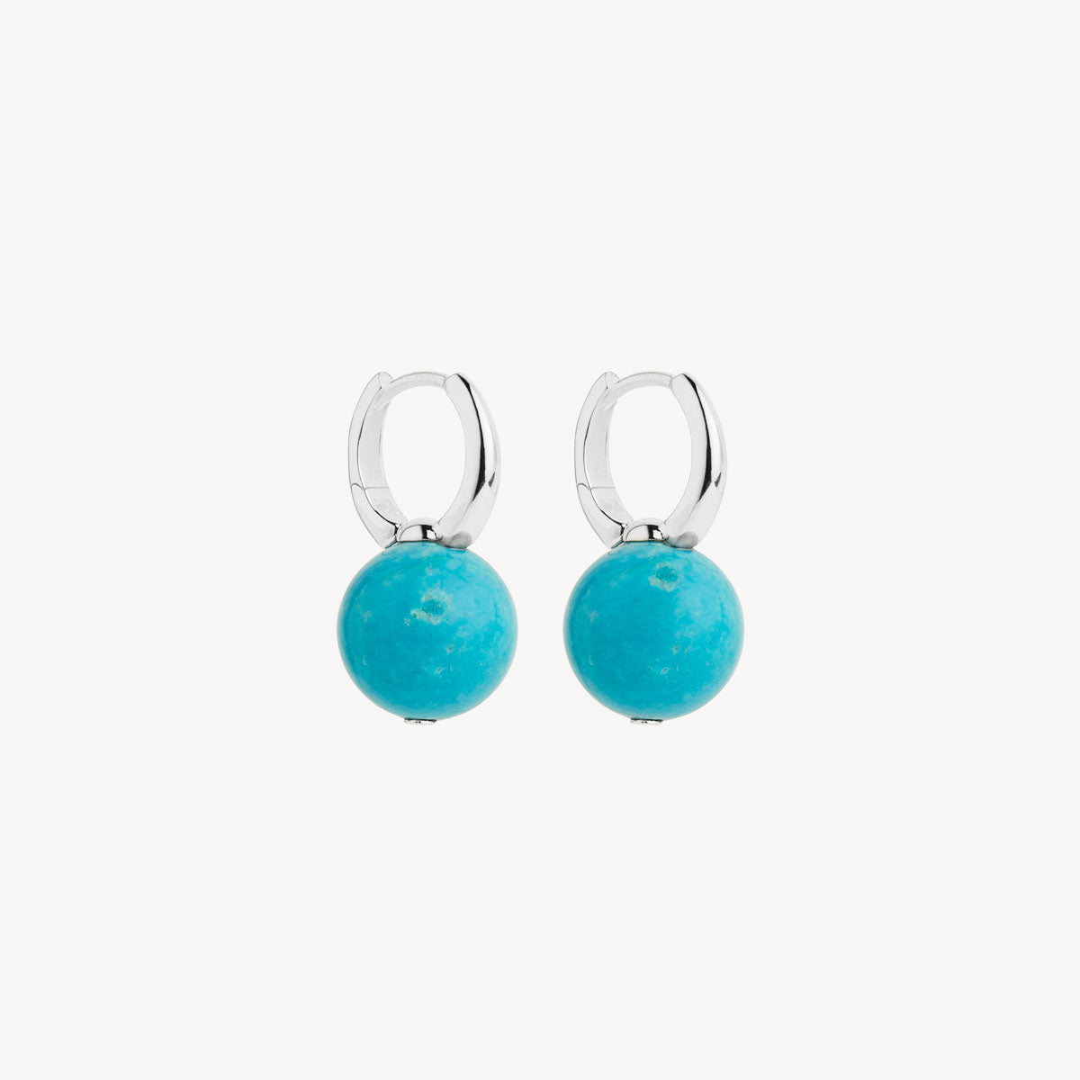Sterling Silver Capella Turquoise Earrings