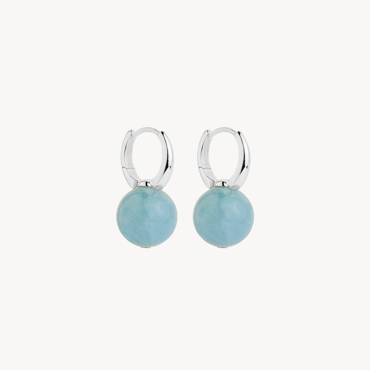 Sterling Silver Capella Aquamarine Earrings