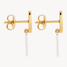 Labyrinthe Two-Tone Earrings