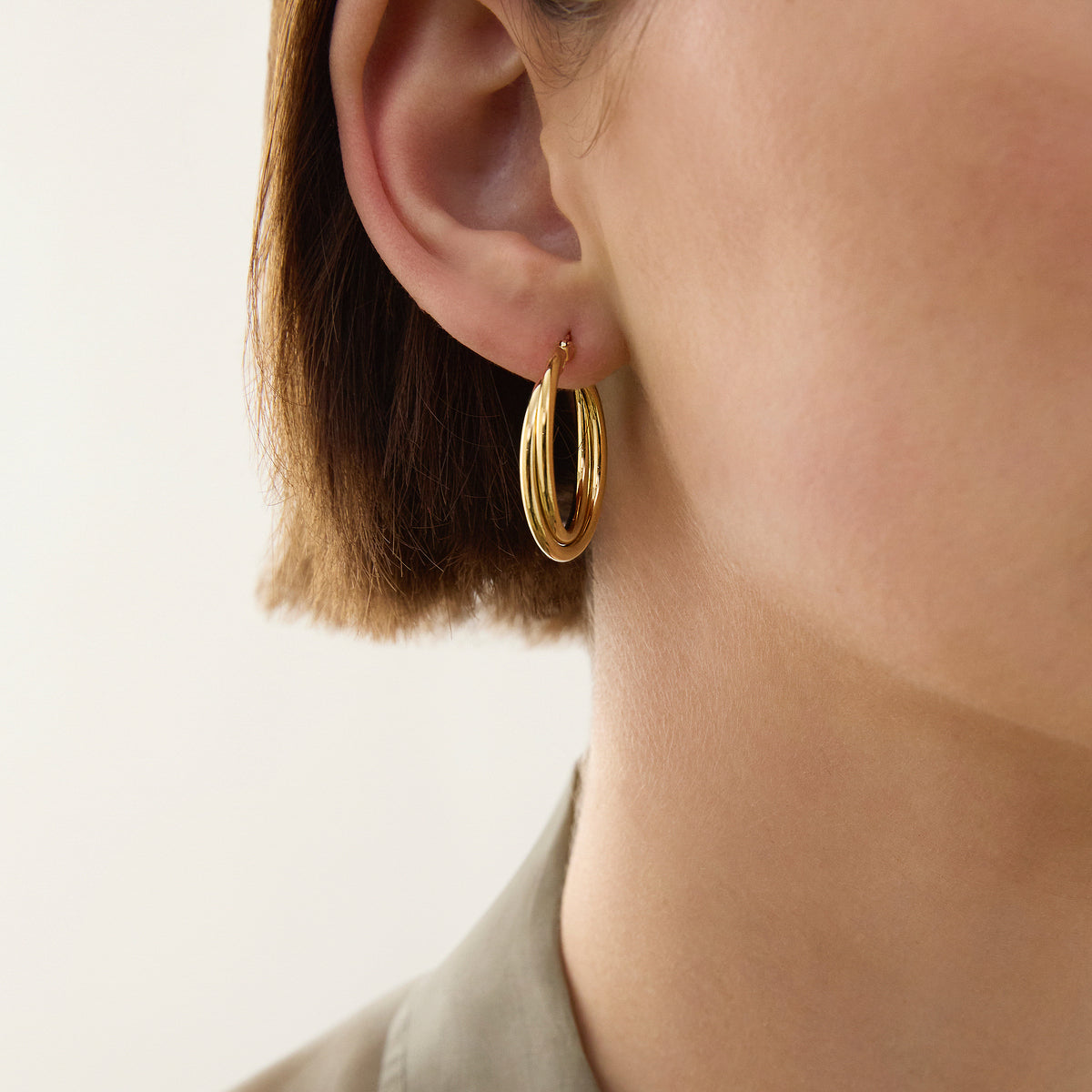 Duet Hoop Earrings