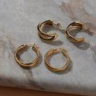 Duet Hoop Earrings