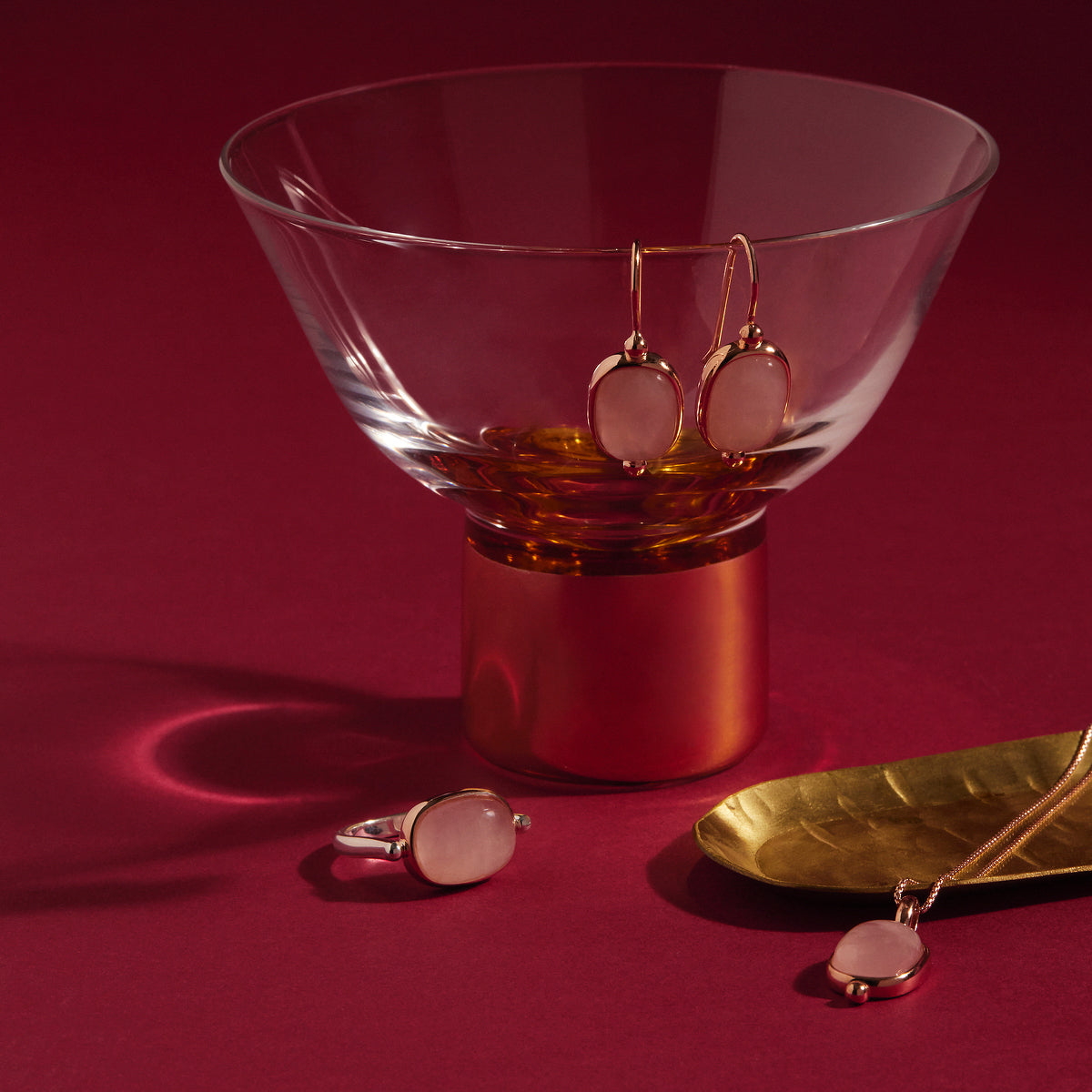 Fleur Rose Quartz Ring