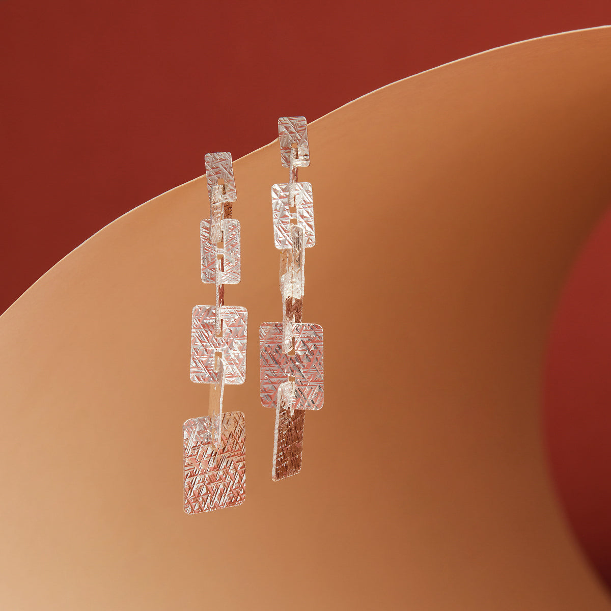 Milleluci Rectangular Earrings (Grande)