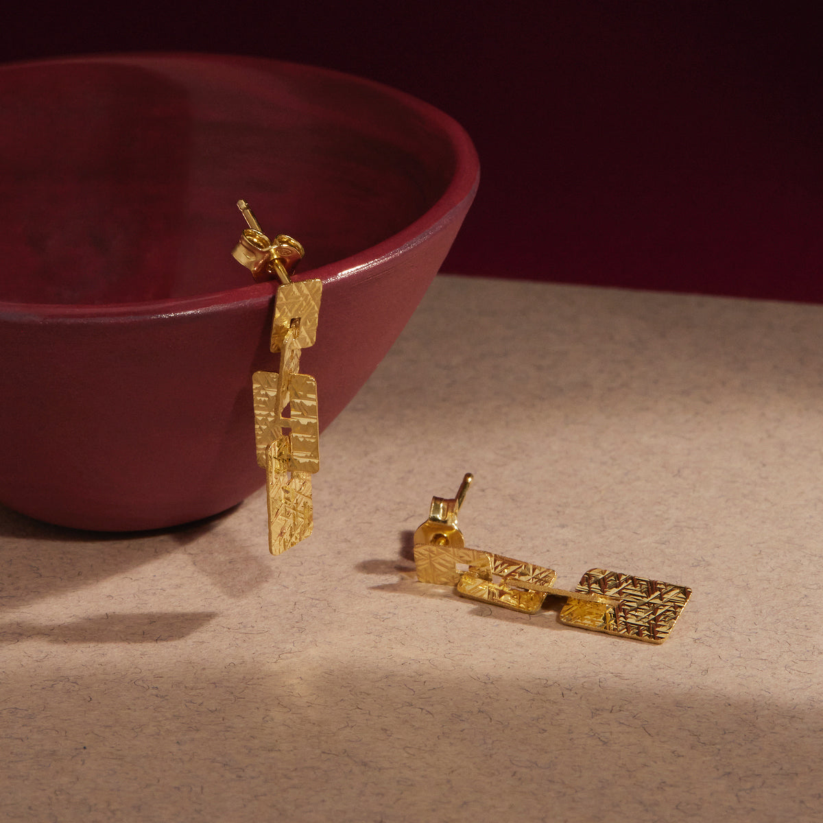 Milleluci Rectangular Earrings