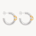 Tendresse Two-Tone Hoops