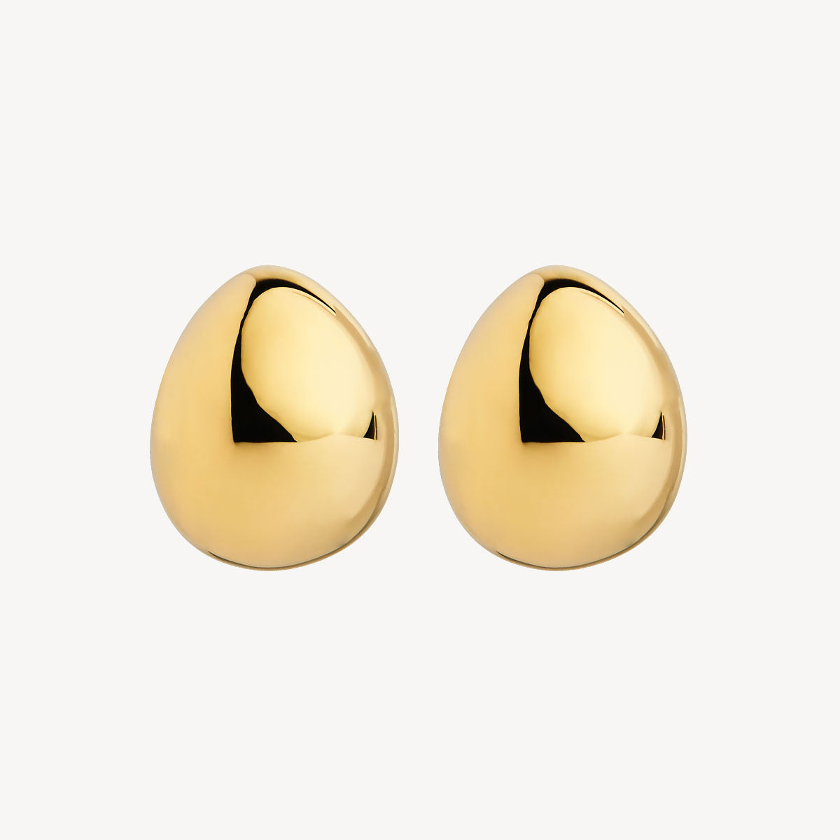 Yellow Gold Encounter Huggie Earring