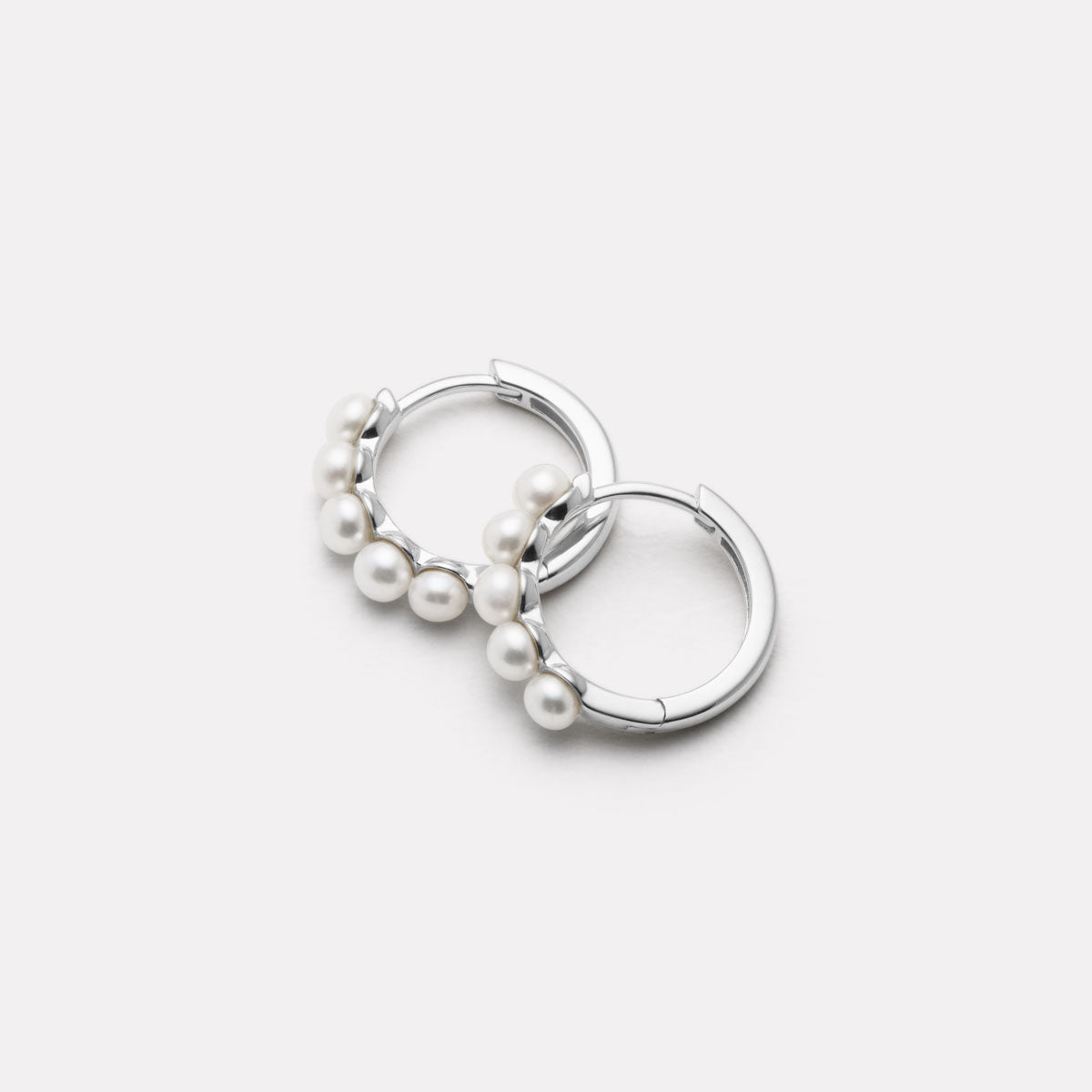 Sterling Silver Mermaid Pearl Earrings