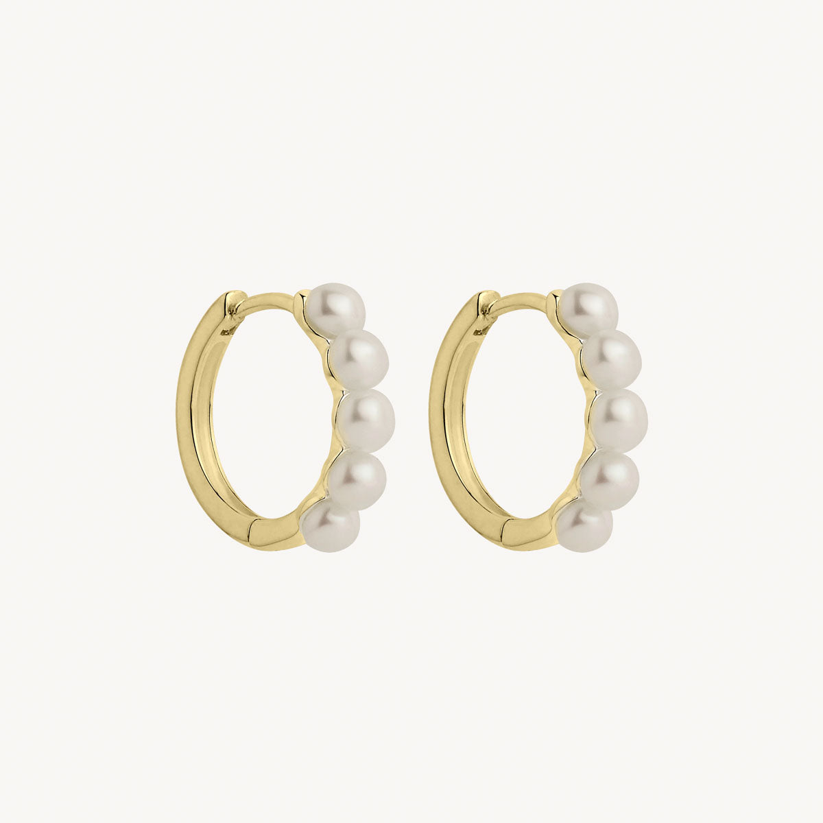 Yellow Gold Mermaid Pearl Earring