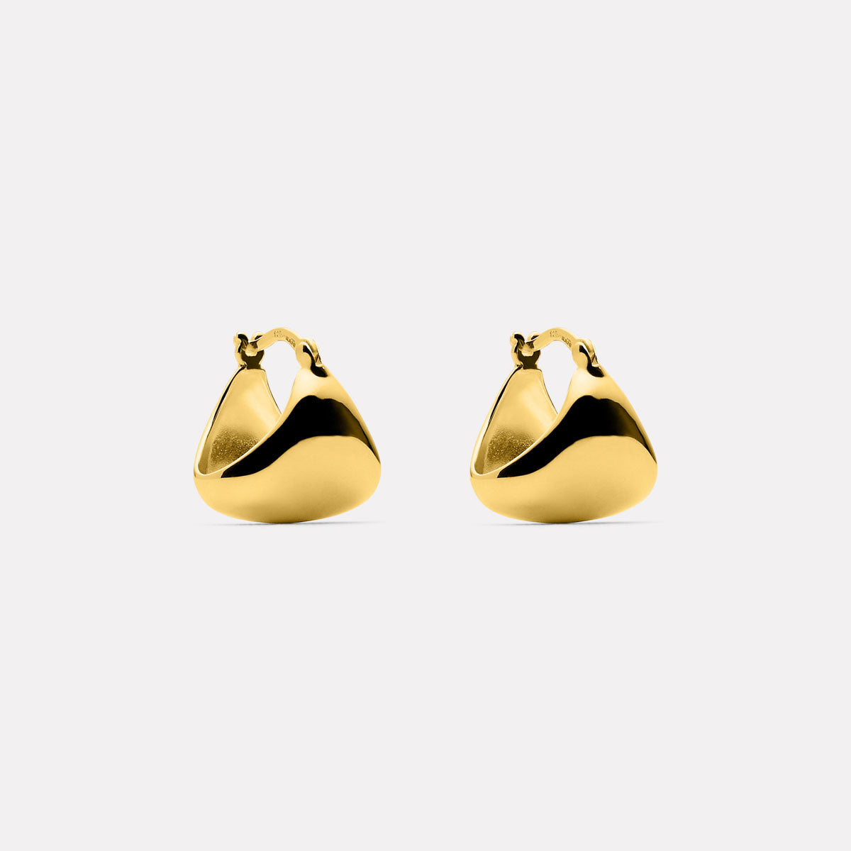 Yellow Gold Morning Echo Earrings