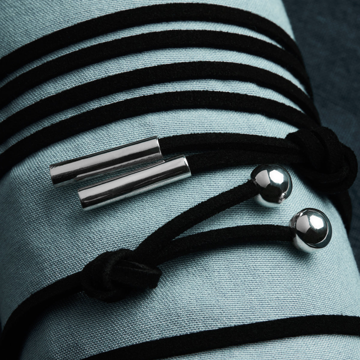 Gamuza Wrap Rod Necklace