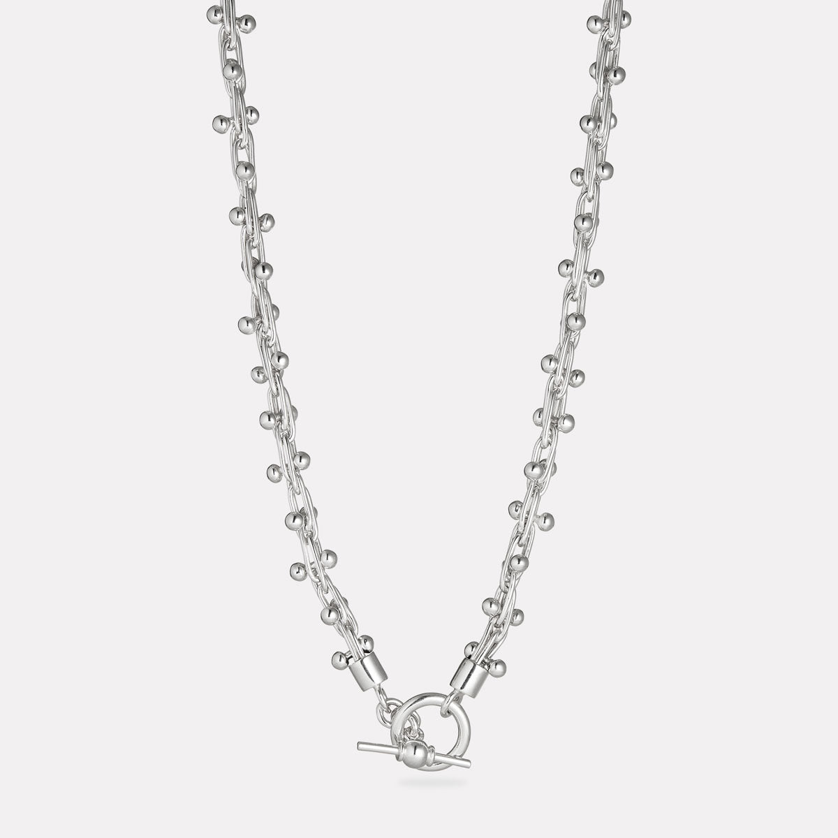 Sterling Silver Small Spratling Necklace (45cm)