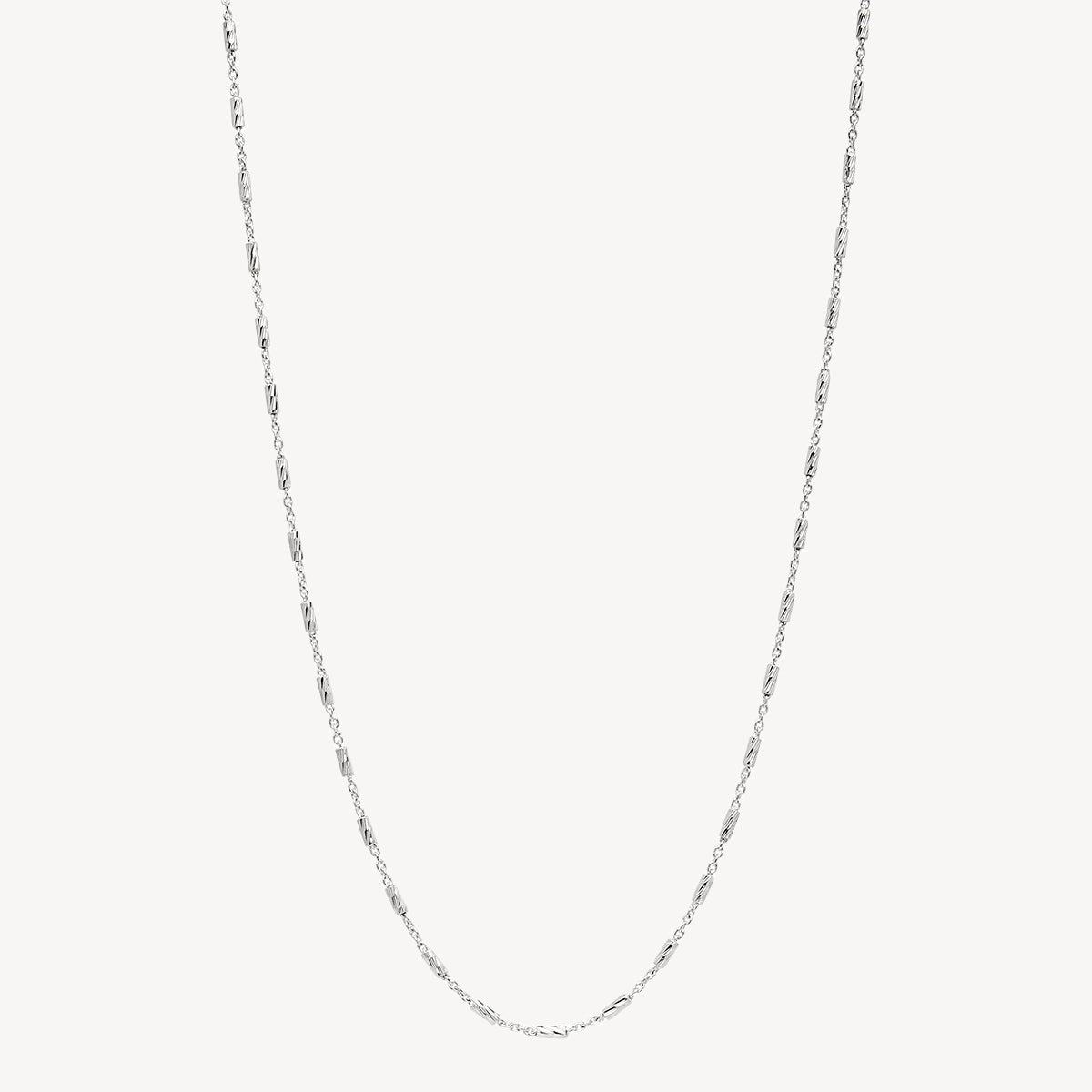 Sterling Silver Equilibrium Chain Necklace (45cm + 5cm ext)