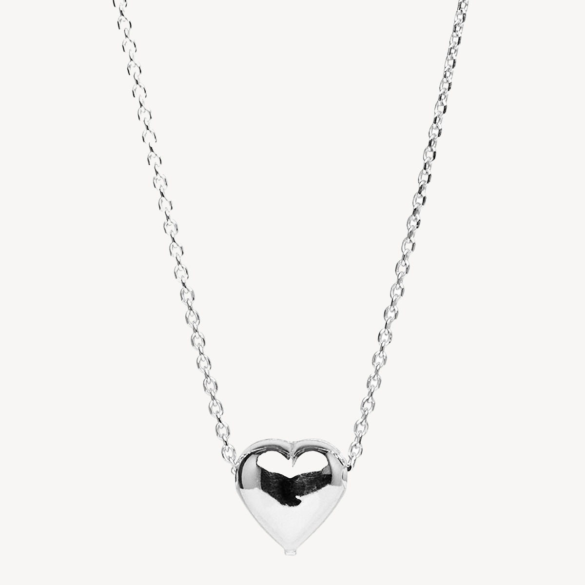 Sterling Silver 45cm Amore Charm Necklace