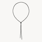 Gamuza Wrap Ball Necklace