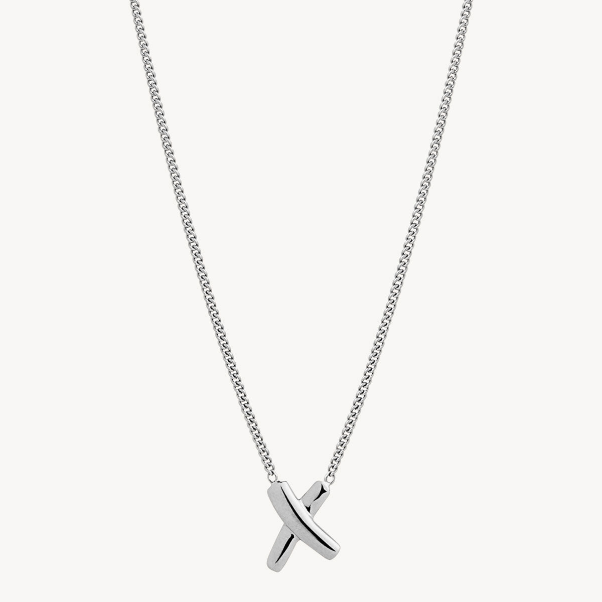 Sterling Silver Bisous Necklace