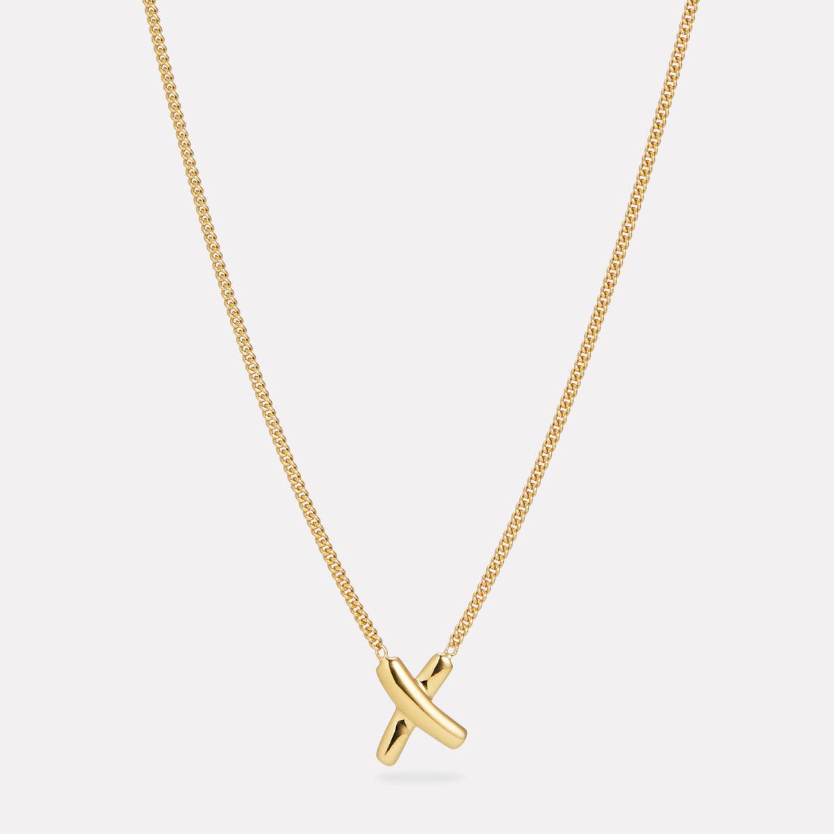 Yellow Gold Bisous Necklace