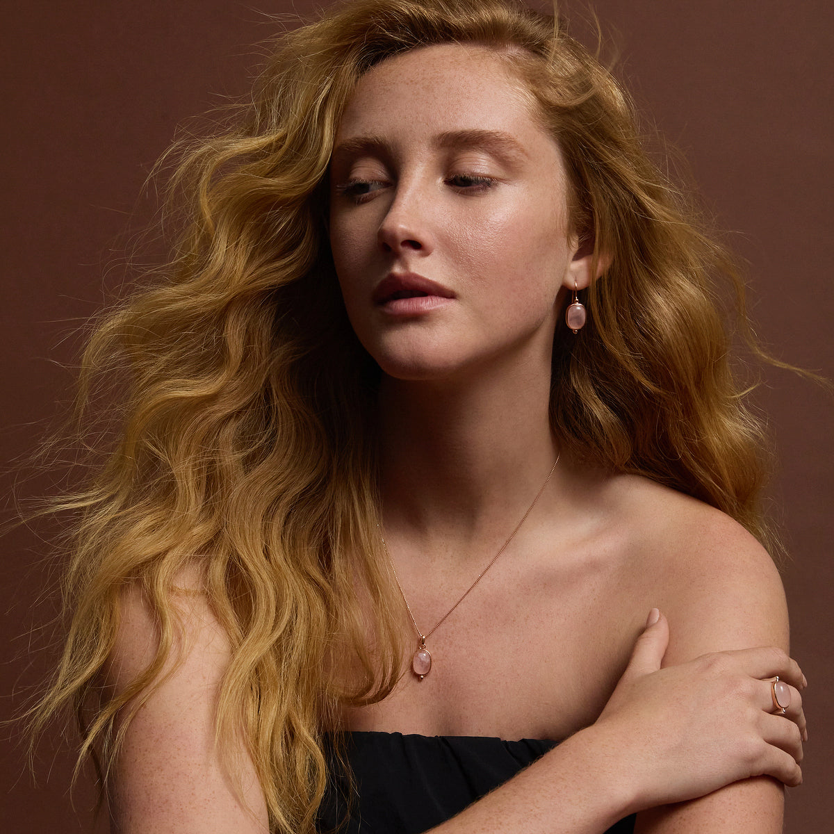 Fleur Rose Quartz Ring