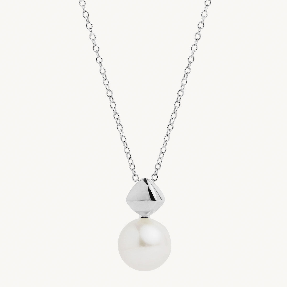 Sterling Silver Mirage Pearl Necklace