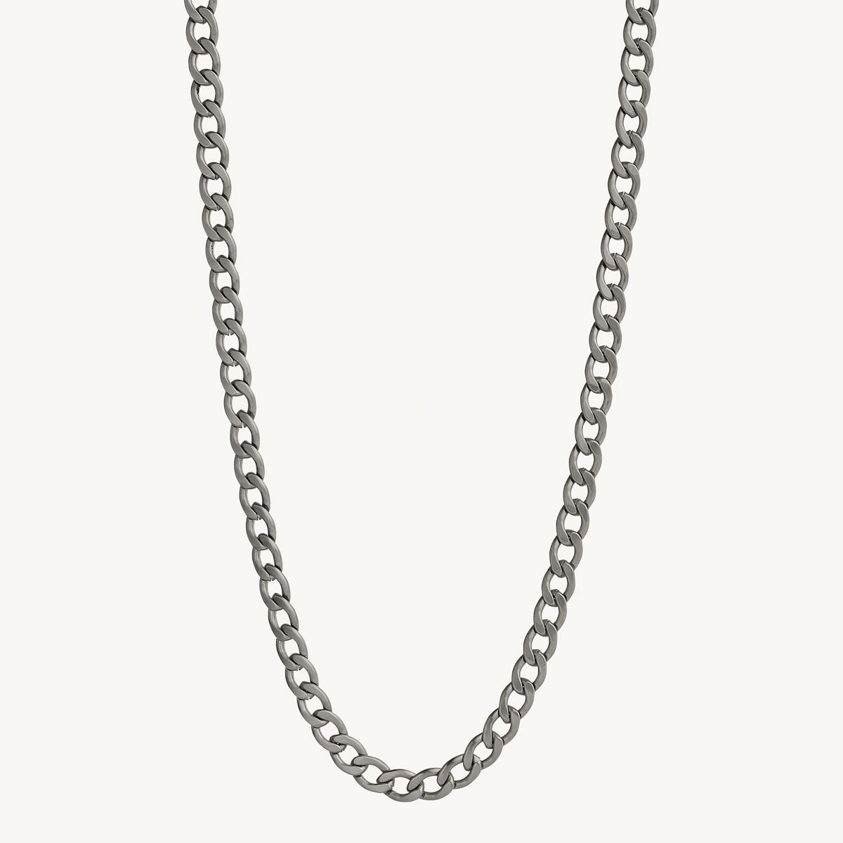 Stainless Steel Forge Men's Steel Chain Necklace