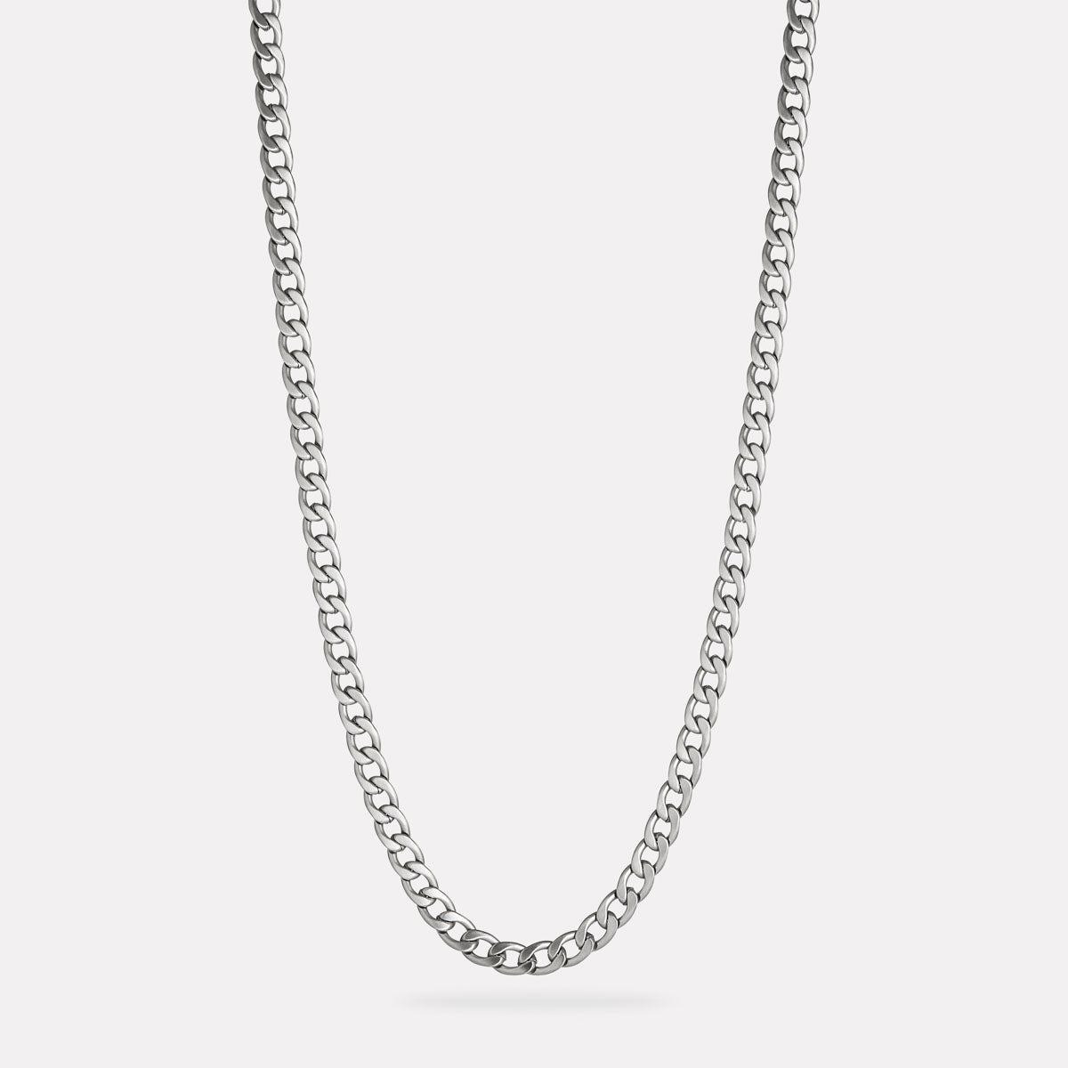 Stainless Steel Forge Men's Steel Chain Necklace