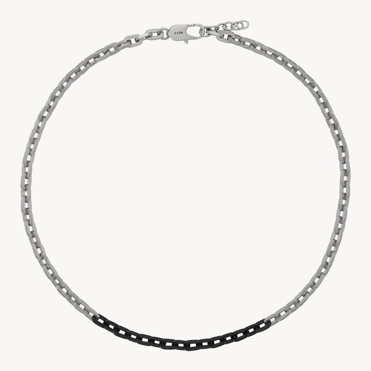 Echo Men's 2-Tone Steel Necklace (60cm+ext)