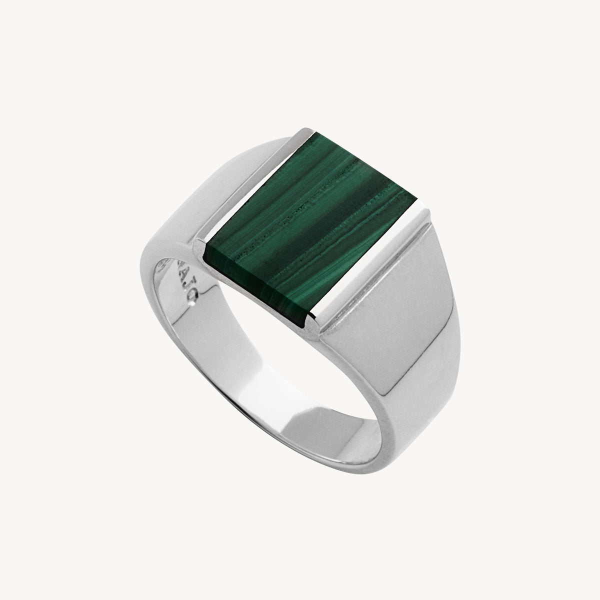 Sterling Silver The Alchemist Malachite Ring