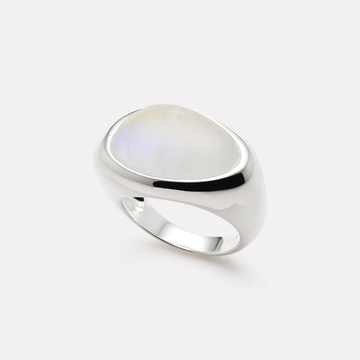 Sterling Silver Emergence Moonstone Ring